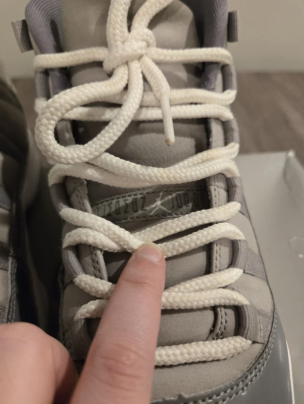 USED Nike Air Jordan 11 Retro Cool Grey Size 9